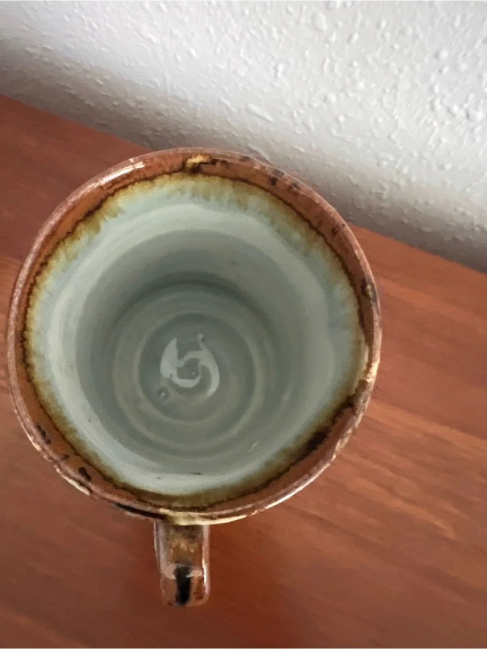Blue Deer Mug - Unknown Brand - Marked Mexico